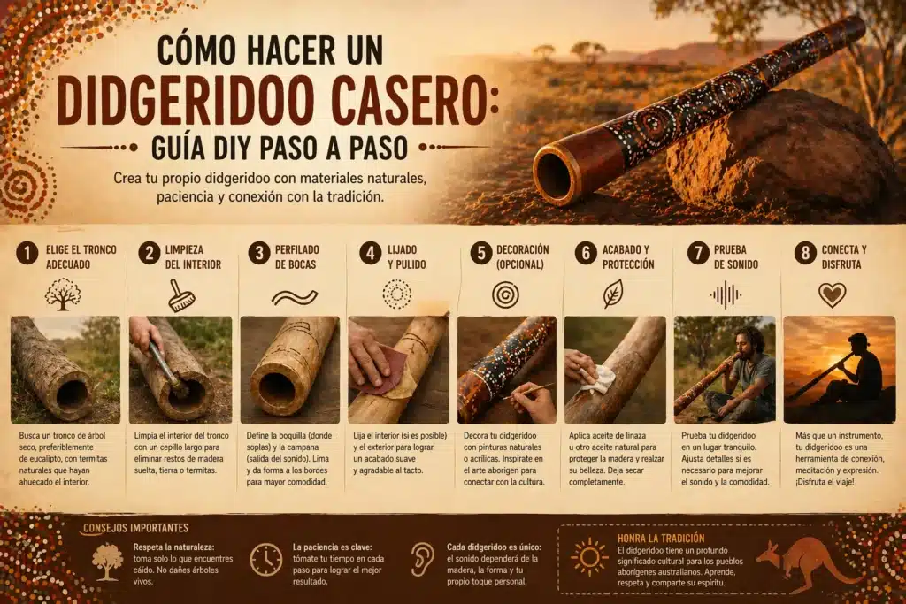 Cómo hacer un didgeridoo casero paso a paso
