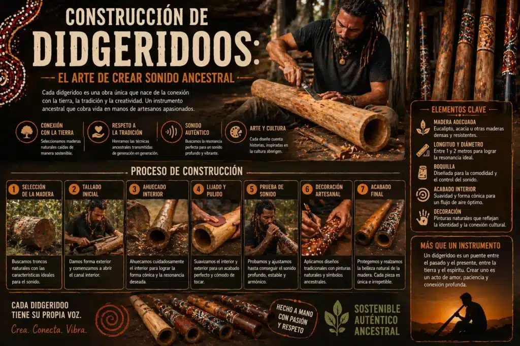 Construcción artesanal de un didgeridoo
