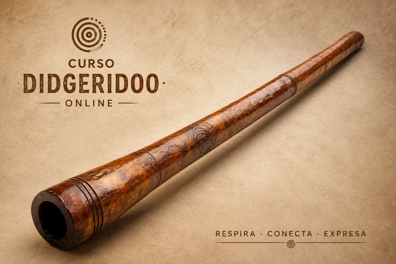Curso de didgeridoo online: respira, conecta, expresa