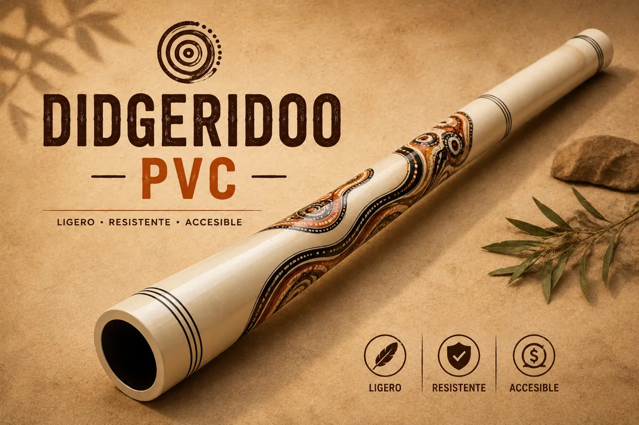 Didgeridoo de PVC: ligero, resistente y accesible