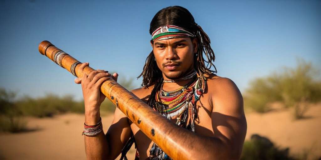 aborigen didgeridoo